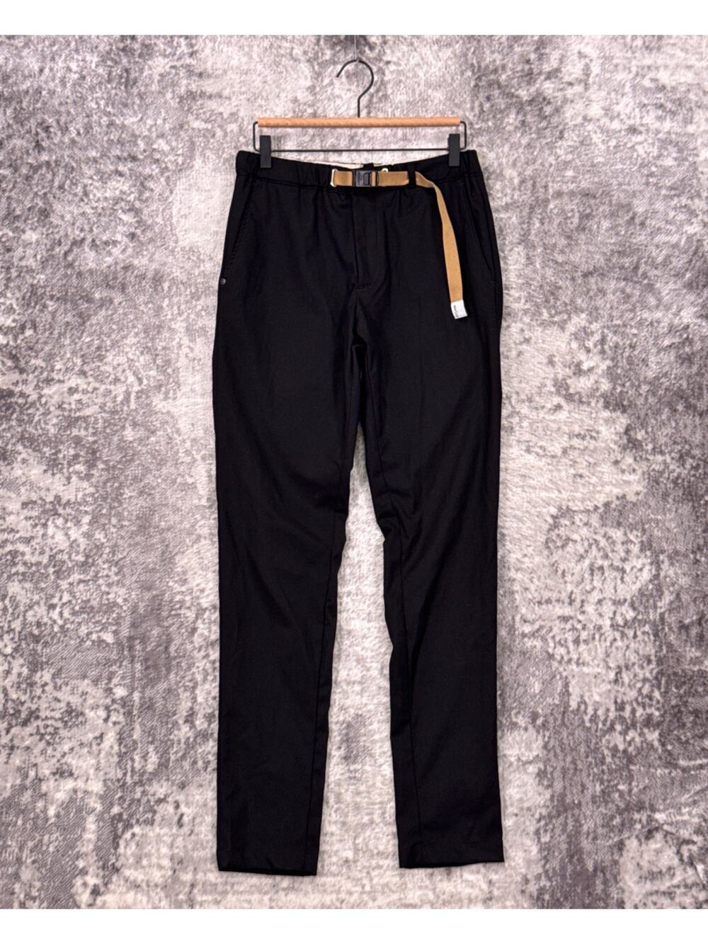 New White Sand Robert Pants 46 / Small Mens Black Climber Belted Utility